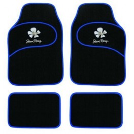 Tapis Universel DAISY - Noir bord bleu  SIMONI RACING